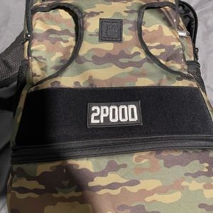 2Pood backpack camo gym bag